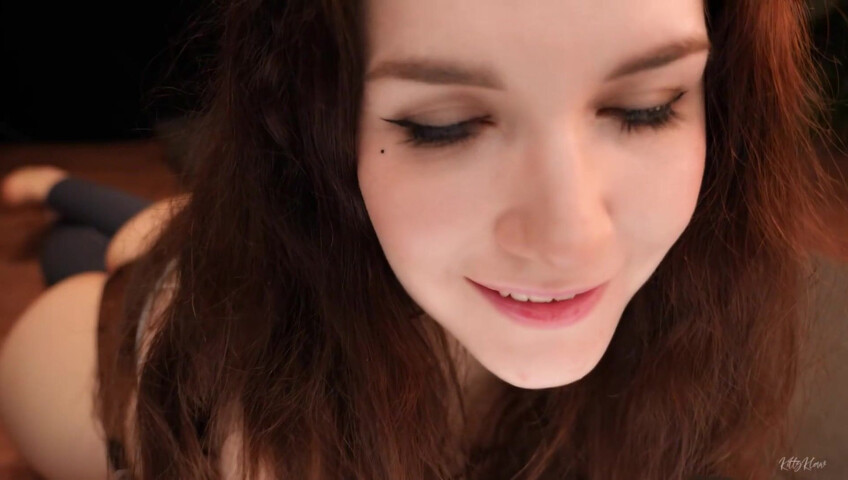 KittyKlaw ASMR - Wet Mouth Sounds & Toned Legs in Yoga Pants
