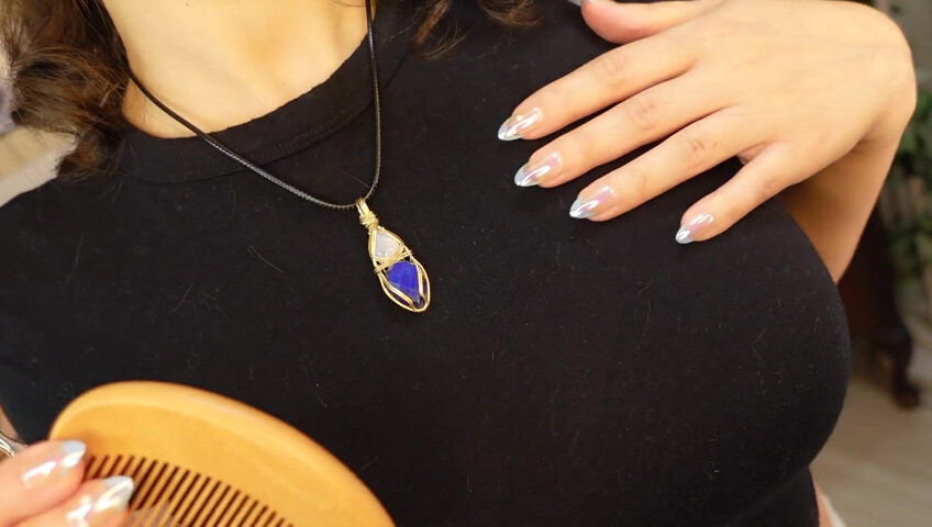 Irma La Dulce - Thunderstorm Blackout- MILF Barber LOVESTORY