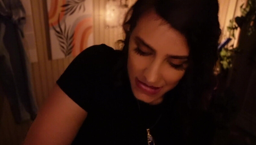 Irma La Dulce - Thunderstorm Blackout- MILF Barber LOVESTORY