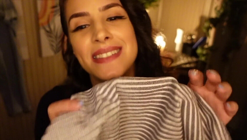 Irma La Dulce - Thunderstorm Blackout- MILF Barber LOVESTORY