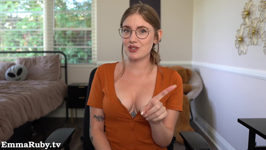 Emma Ruby - Your Pretty Therapist Makes You CUM Hard