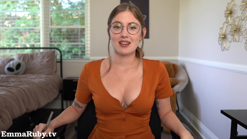 Emma Ruby - Your Pretty Therapist Makes You CUM Hard
