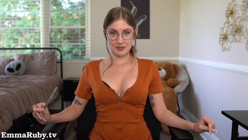 Emma Ruby - Your Pretty Therapist Makes You CUM Hard