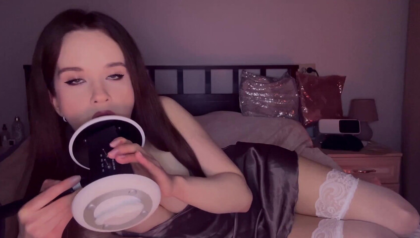 Darcy Harpel - ASMR Mouth Sounds | In My Sexy Maid Outfit