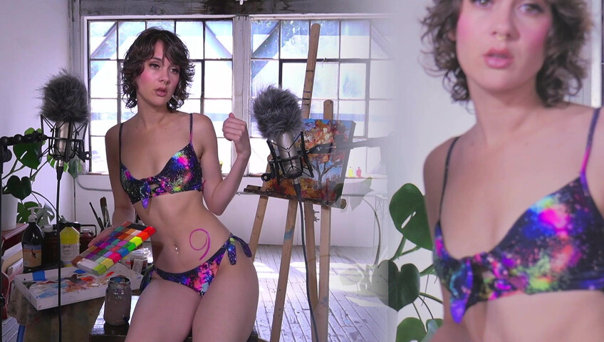 Quiet Creative ASMR - 2024-09-12 - Body Painting Raw Video