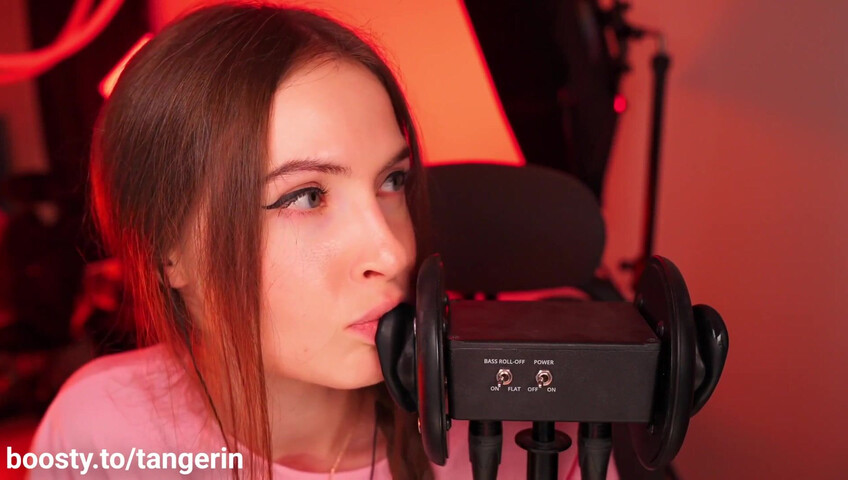 Tangerin ASMR - 15 Aug 2025 - Ear Licking & Cupping & Kisses & Eye Contact