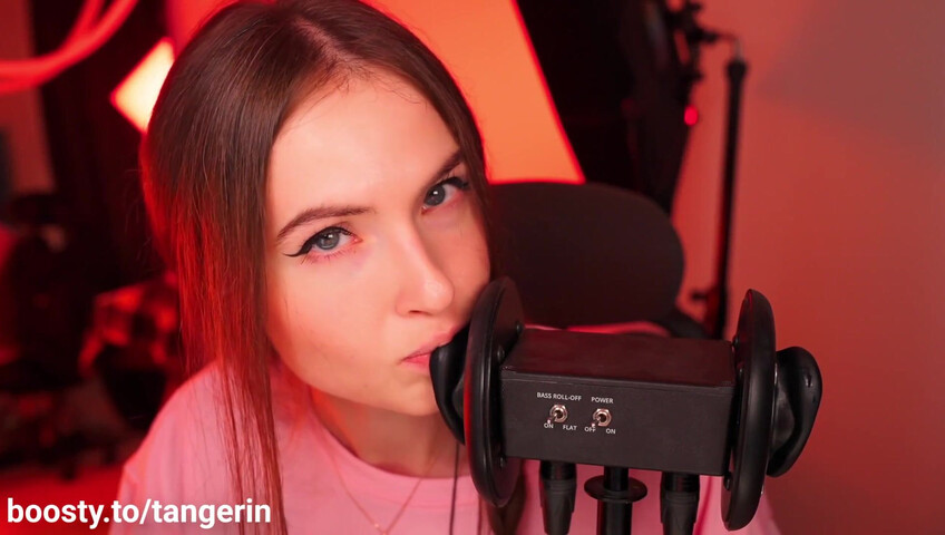 Tangerin ASMR - 15 Aug 2025 - Ear Licking & Cupping & Kisses & Eye Contact