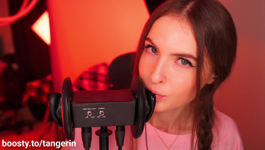 Tangerin ASMR - 15 Aug 2025 - Ear Licking & Cupping & Kisses & Eye Contact