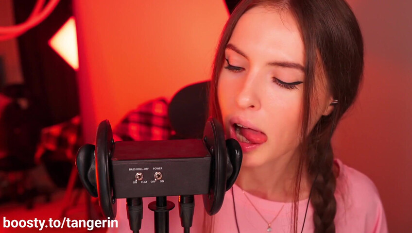 Tangerin ASMR - 15 Aug 2025 - Ear Licking & Cupping & Kisses & Eye Contact