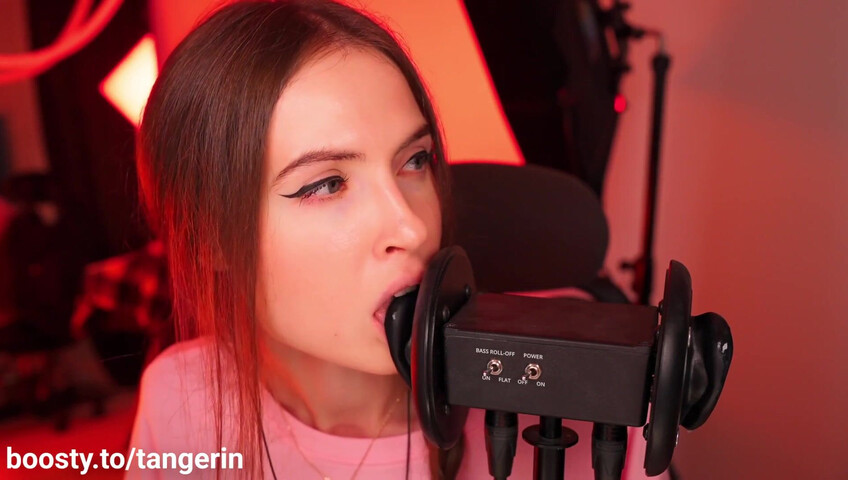 Tangerin ASMR - 15 Aug 2025 - Ear Licking & Cupping & Kisses & Eye Contact