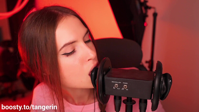 Tangerin ASMR - 15 Aug 2025 - Ear Licking & Cupping & Kisses & Eye Contact