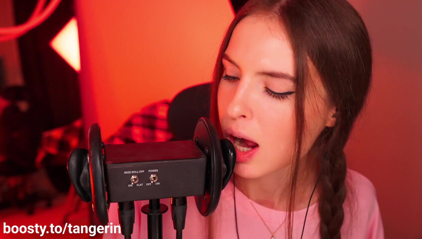 Tangerin ASMR - 15 Aug 2025 - Ear Licking & Cupping & Kisses & Eye Contact