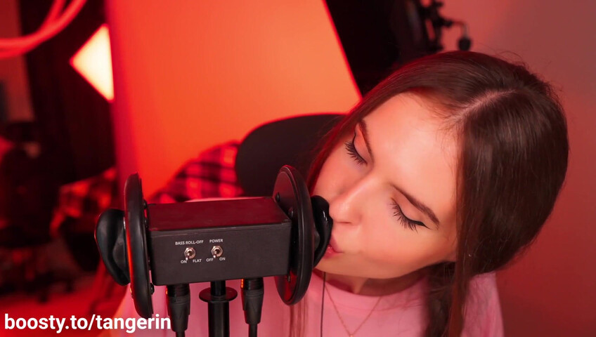 Tangerin ASMR - 15 Aug 2025 - Ear Licking & Cupping & Kisses & Eye Contact