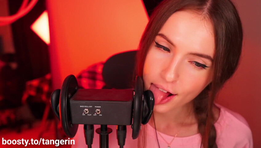 Tangerin ASMR - 15 Aug 2025 - Ear Licking & Cupping & Kisses & Eye Contact