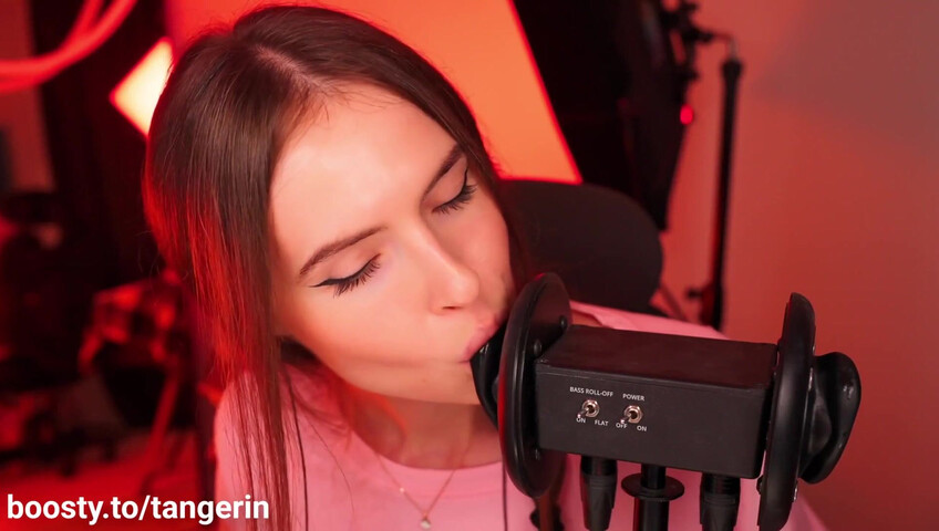 Tangerin ASMR - 15 Aug 2025 - Ear Licking & Cupping & Kisses & Eye Contact