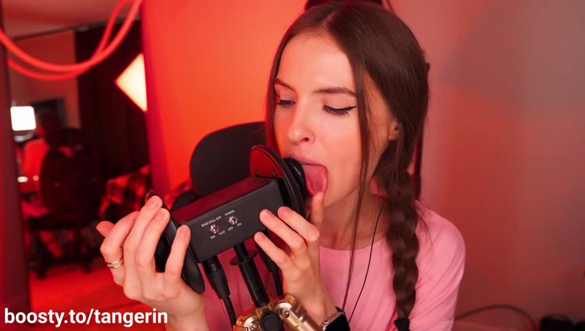 Tangerin ASMR - 15 Aug 2025 - Ear Licking & Cupping & Kisses & Eye Contact