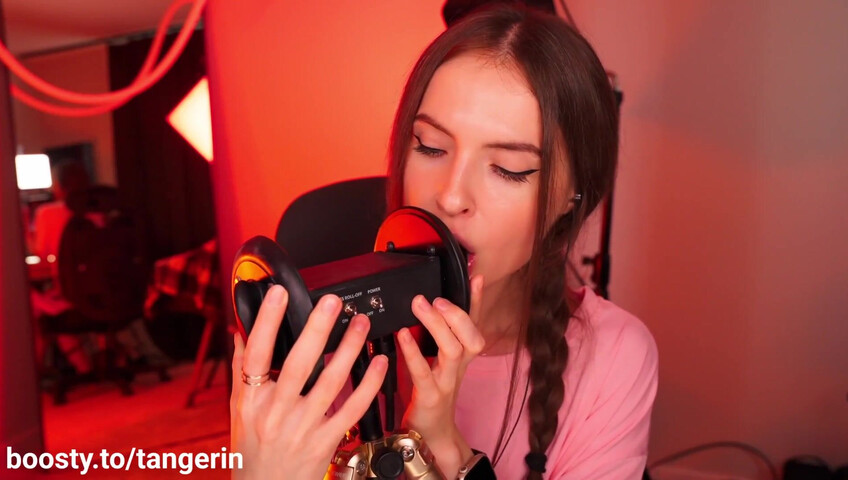 Tangerin ASMR - 15 Aug 2025 - Ear Licking & Cupping & Kisses & Eye Contact