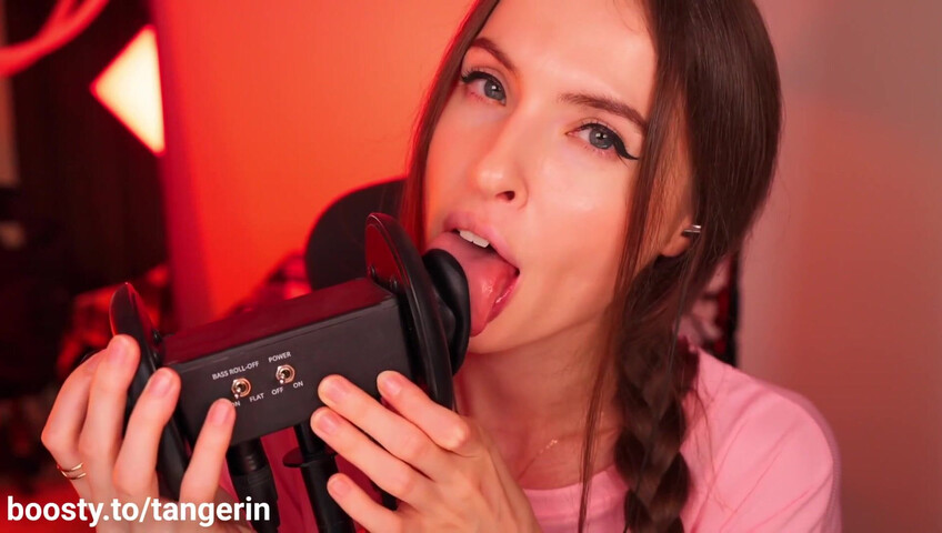 Tangerin ASMR - 15 Aug 2025 - Ear Licking & Cupping & Kisses & Eye Contact