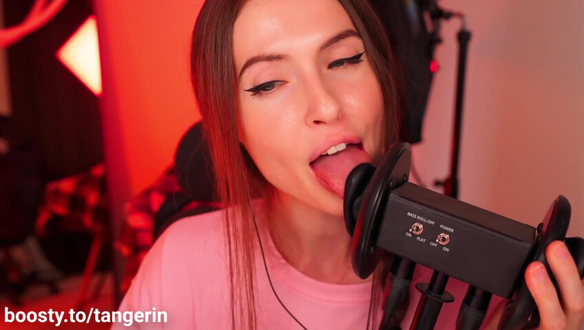 Tangerin ASMR - 15 Aug 2025 - Ear Licking & Cupping & Kisses & Eye Contact