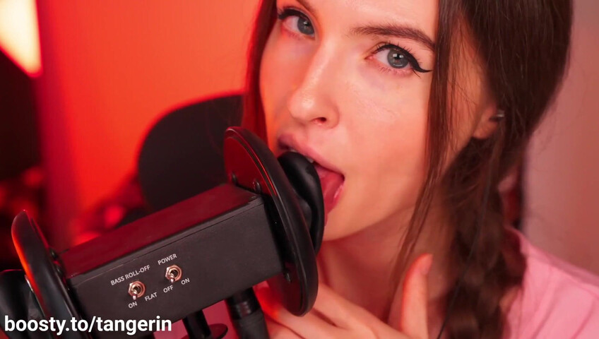 Tangerin ASMR - 15 Aug 2025 - Ear Licking & Cupping & Kisses & Eye Contact