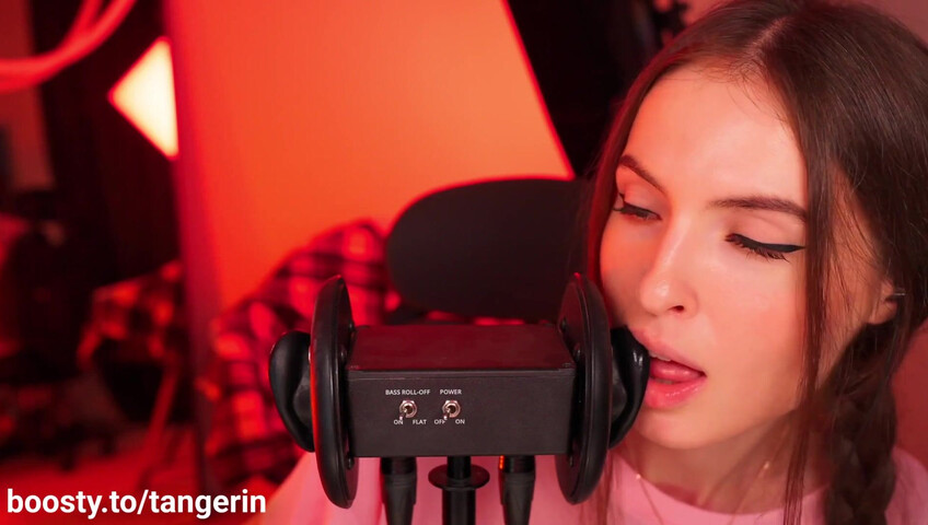 Tangerin ASMR - 15 Aug 2025 - Ear Licking & Cupping & Kisses & Eye Contact