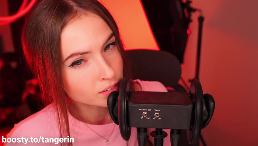 Tangerin ASMR - 15 Aug 2025 - Ear Licking & Cupping & Kisses & Eye Contact