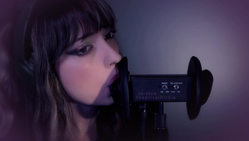 SkepticalPickle ASMR - 22 Aug 2025 - Eyes Closed Ear Licking
