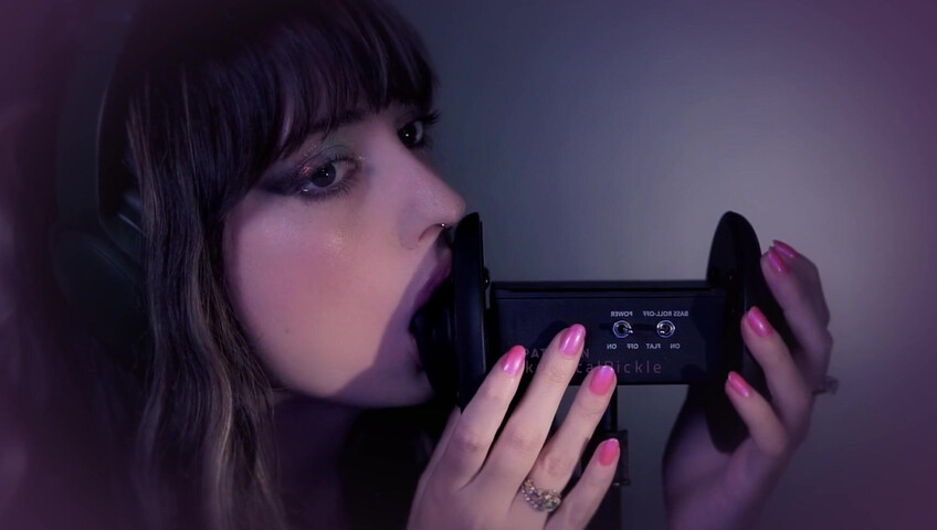 SkepticalPickle ASMR - 22 Aug 2025 - Eyes Closed Ear Licking