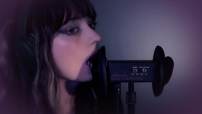 SkepticalPickle ASMR - 22 Aug 2025 - Eyes Closed Ear Licking