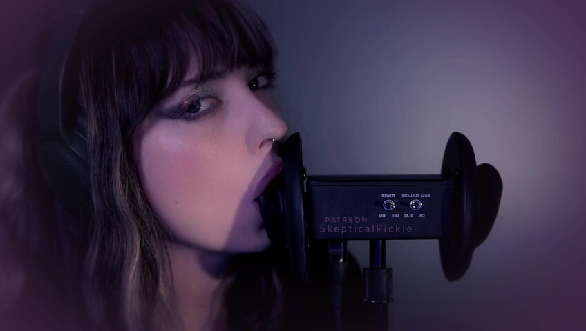 SkepticalPickle ASMR - 22 Aug 2025 - Eyes Closed Ear Licking