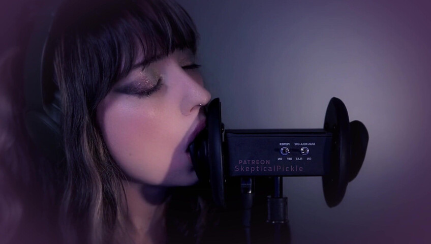 SkepticalPickle ASMR - 22 Aug 2025 - Eyes Closed Ear Licking