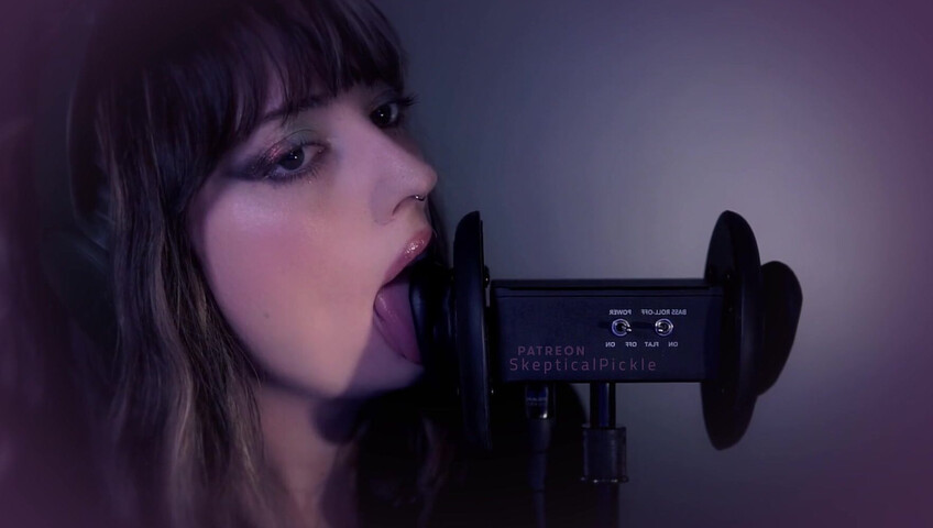 SkepticalPickle ASMR - 22 Aug 2025 - Eyes Closed Ear Licking