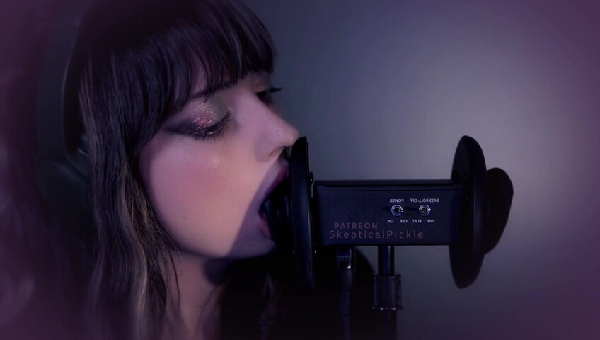 SkepticalPickle ASMR - 22 Aug 2025 - Eyes Closed Ear Licking