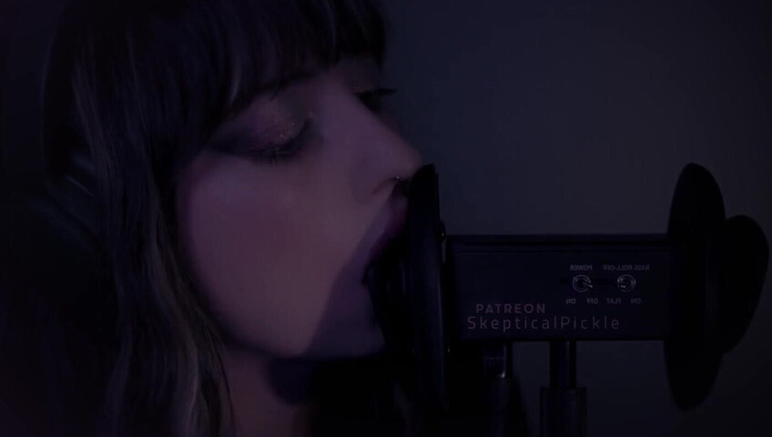 SkepticalPickle ASMR - 22 Aug 2025 - Eyes Closed Ear Licking