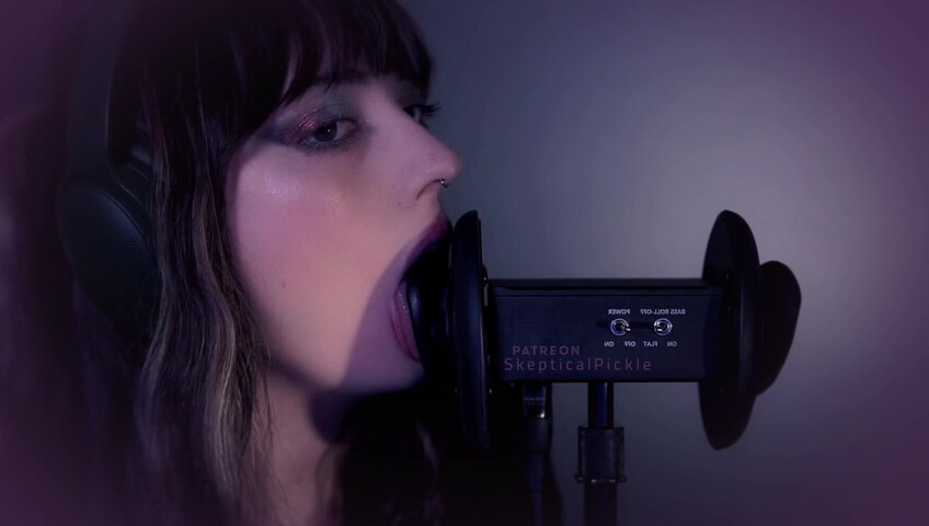 SkepticalPickle ASMR - 22 Aug 2025 - Eyes Closed Ear Licking