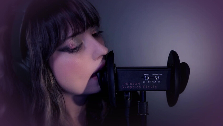 SkepticalPickle ASMR - 22 Aug 2025 - Eyes Closed Ear Licking