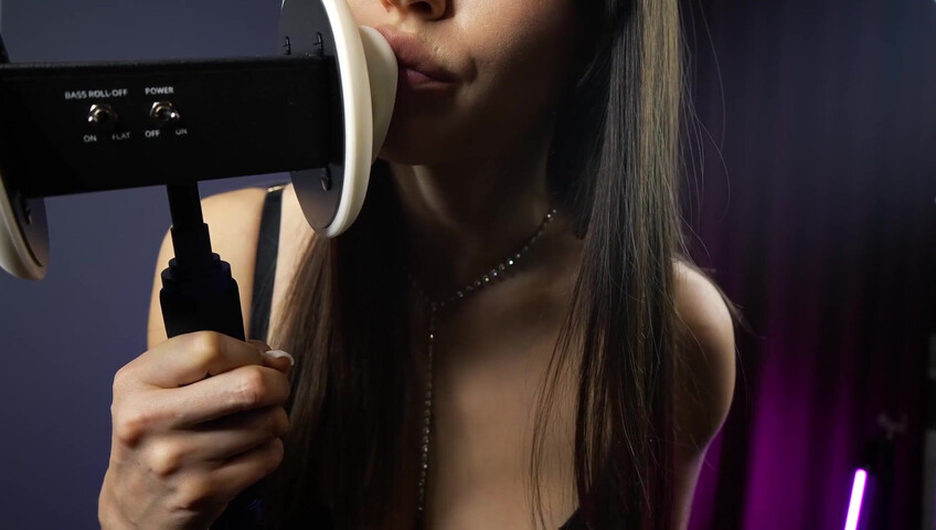 Top Baby ASMR - Soft Kissing & Black Lingerie