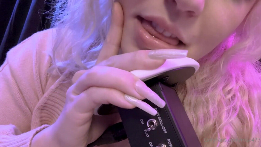 Rose ASMR - Dildo sucking and titfucking