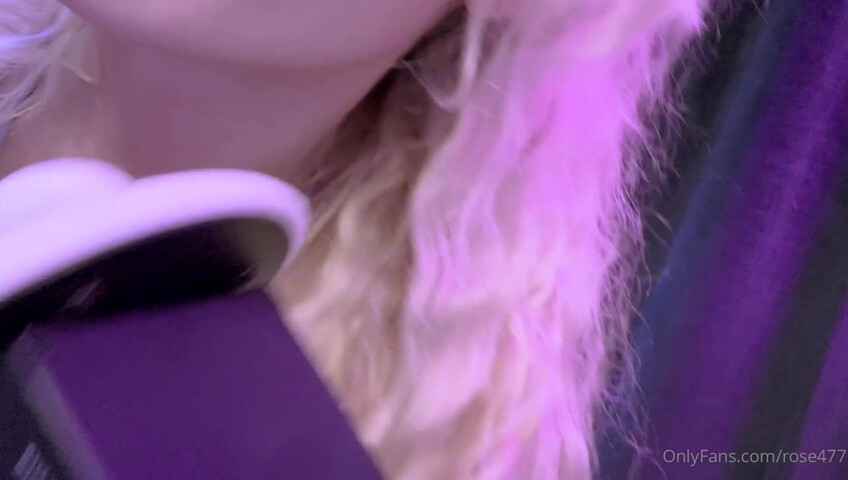 Rose ASMR - Dildo sucking and titfucking