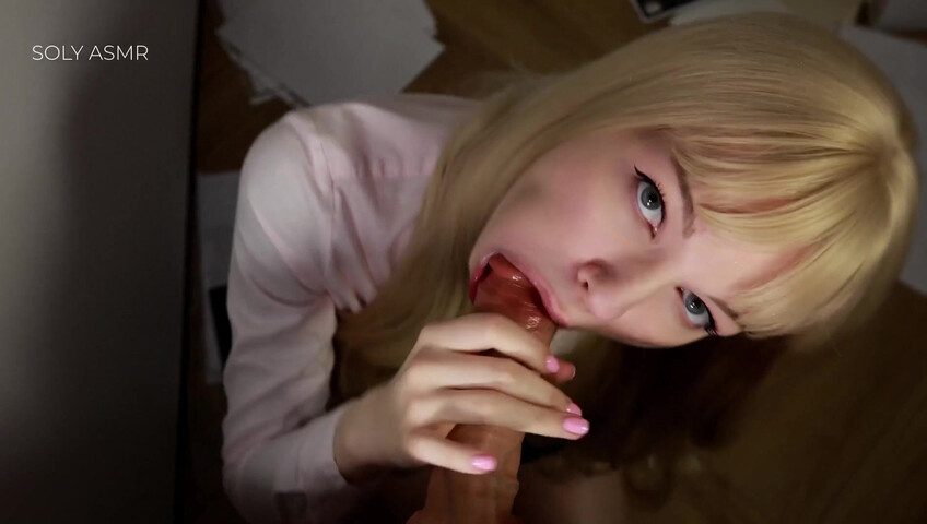 Soly ASMR - I KNOW WHAT MY BOSS NEEDS - BJ | *Volume Increased