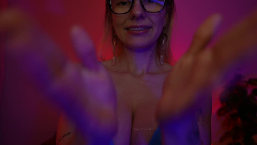 Soph Stardust ASMR - Breast Scratching & German Whispers for Your Pleasure