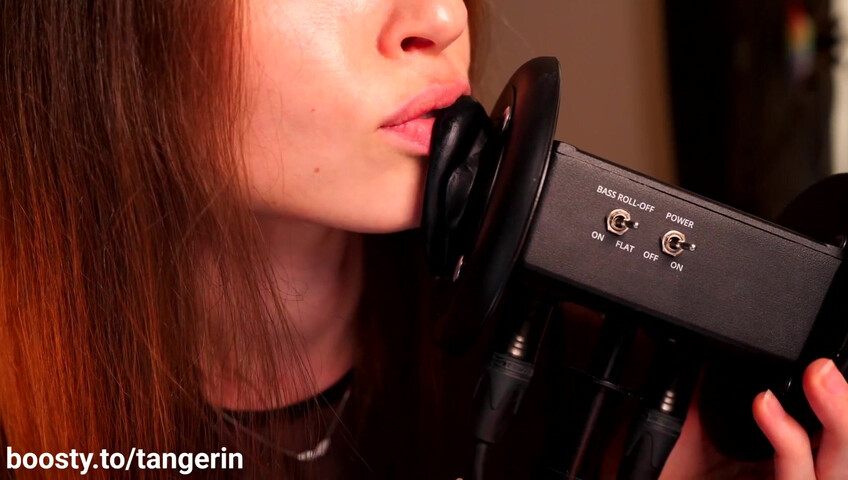 Tangerin ASMR - 7 Sep 2025 - Ear Licking Aggressive No Hands Close & Slow Ear Lipping