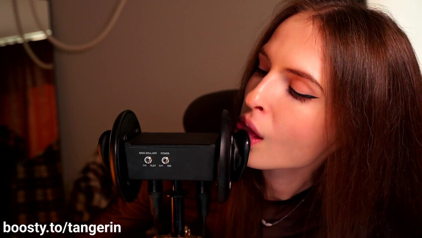 Tangerin ASMR - 7 Sep 2025 - Ear Licking Aggressive No Hands Close & Slow Ear Lipping