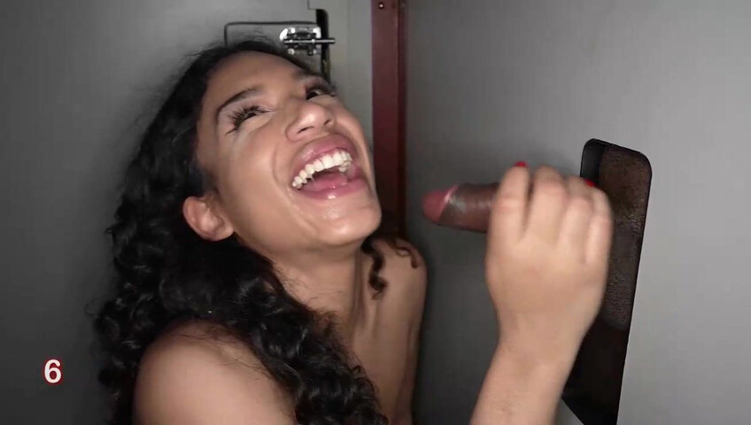 GloryHoleSwallow - Eboni 1st Visit