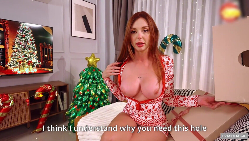 Eva Soda - Merry Christmas – Stepbrother Drills Stepsister Doggystyle Under The Christmas Tree. Best Gift Ever