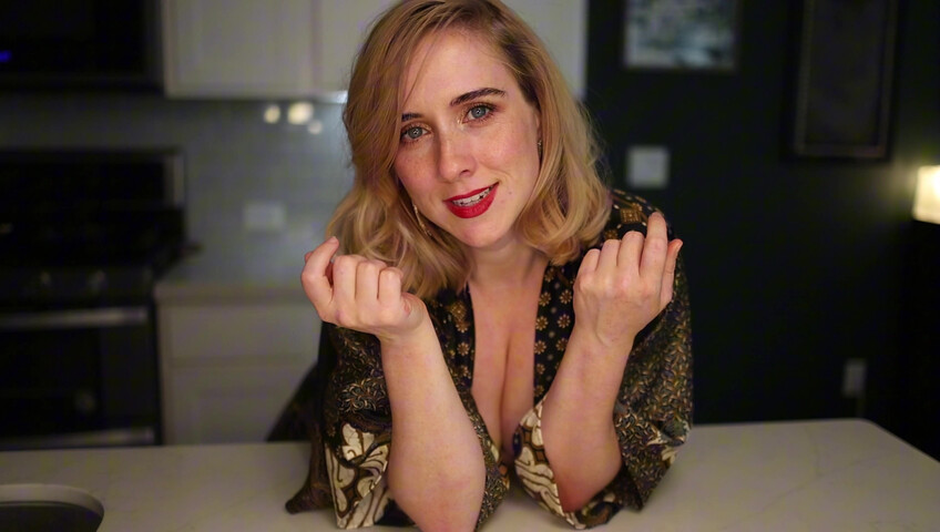 Claireotonin: Cumming for Him in Our Kitchen