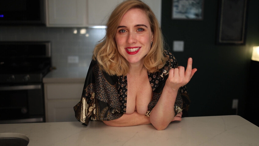 Claireotonin: Cumming for Him in Our Kitchen