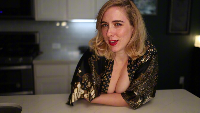 Claireotonin: Cumming for Him in Our Kitchen