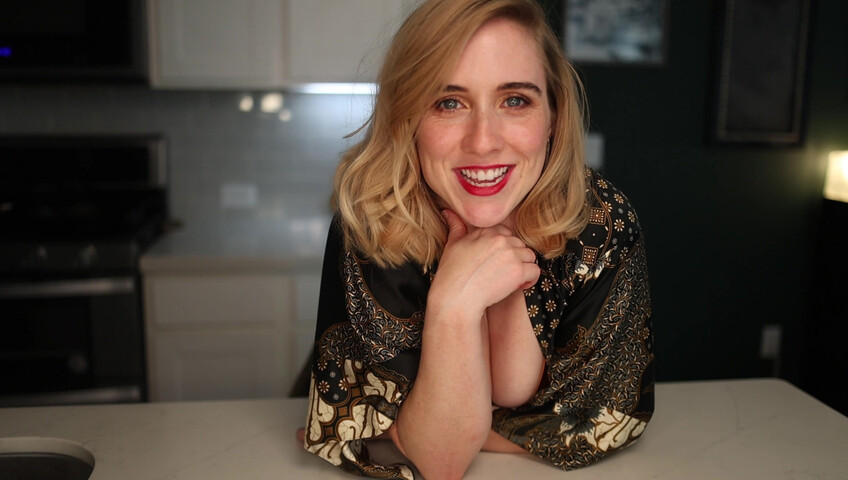 Claireotonin: Cumming for Him in Our Kitchen