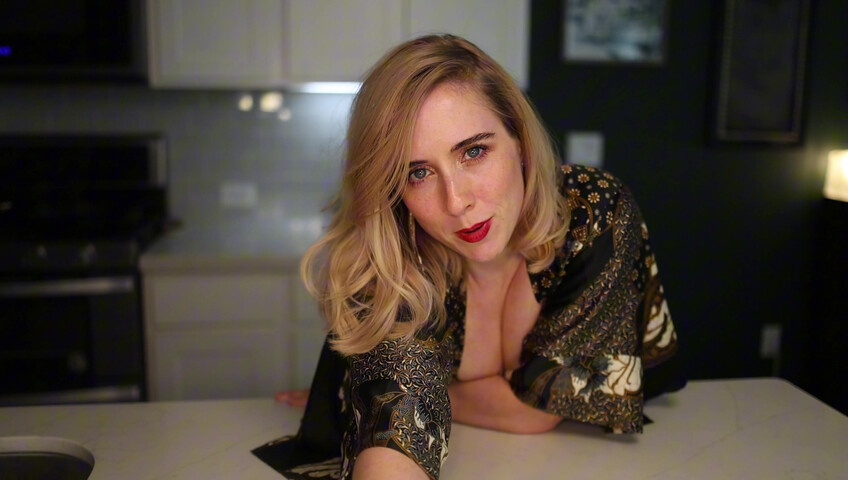 Claireotonin: Cumming for Him in Our Kitchen